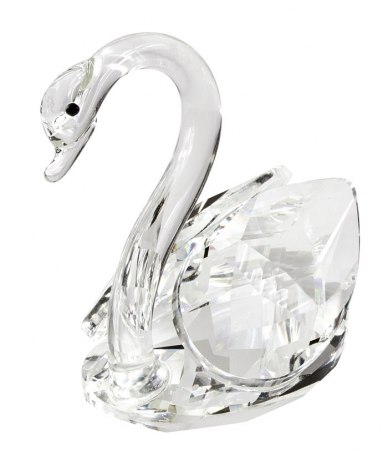 CIGNO IN VETRO, PICCOLO - NO BOX