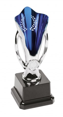 TROFEO COPPA BLU H 160 MM