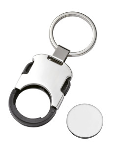 KEYCHAIN TROLLEY COIN CLICK