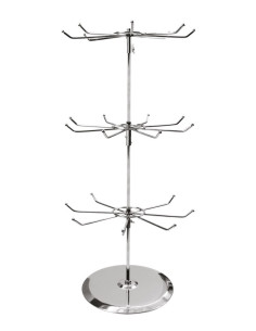 DISPLAY STAND CHROMED WIRE
