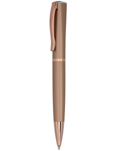 ROSE GOLD SATIN PEN WITH...