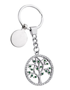 KEY RING LIFE TREE WITH STRASS
