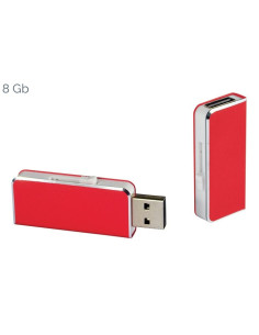 USB ALUMINIUM RED 47x20 mm
