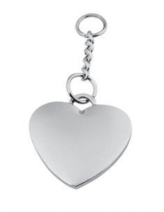 PLATE HEART WITH CHAIN -...