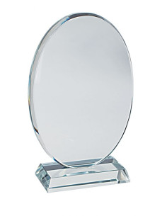 TROPHY OVAL GLASS - h60 mm