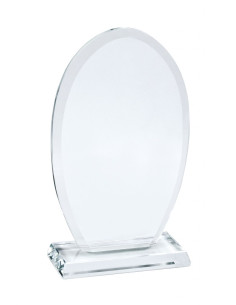 TROPHY OVAL GLASS mm 90 H