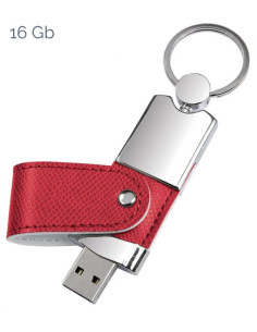 USB LEATHER RED