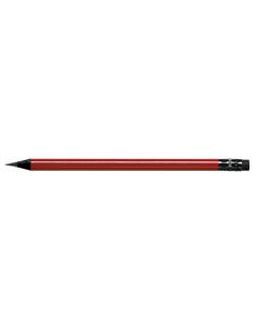 PENCIL RED-BLACK WOOD d10 L190