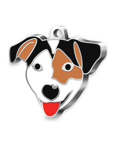 DOG TAG JACK RUSSELL WHITE-...