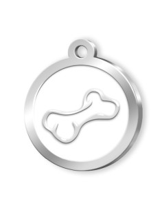 MEDAILLE CERCLE OS BLANC