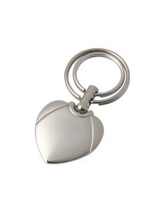 KEYCHAIN HEART WITH TWO RINGS