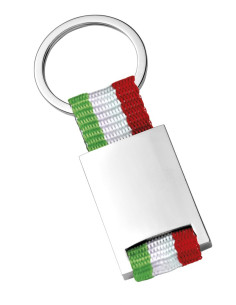 KEYCHAIN - NYLON ITALIAN FLAG