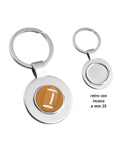 KEY CHAIN RUGBY WITH HOLLOW