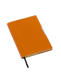 NOTEBOOK ORANGE WITH PLATE