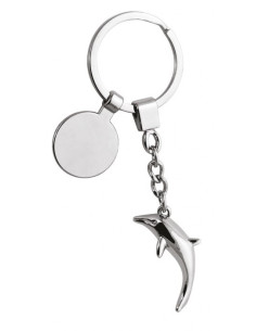 KEY CHAIN DOLPHIN WITH COIN