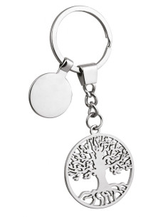 KEY CHAIN LIFE TREE WITH COIN