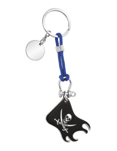 KEY CHAIN PIRATE FLAG WITH...