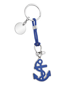 KEY RING BLUE ANCHOR WITH...