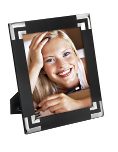 PHOTOFRAME SILVER AND BLACK...
