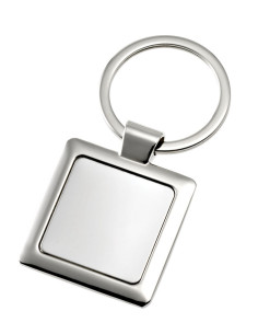 KEYCHAIN WITH SQUARE PLATE...
