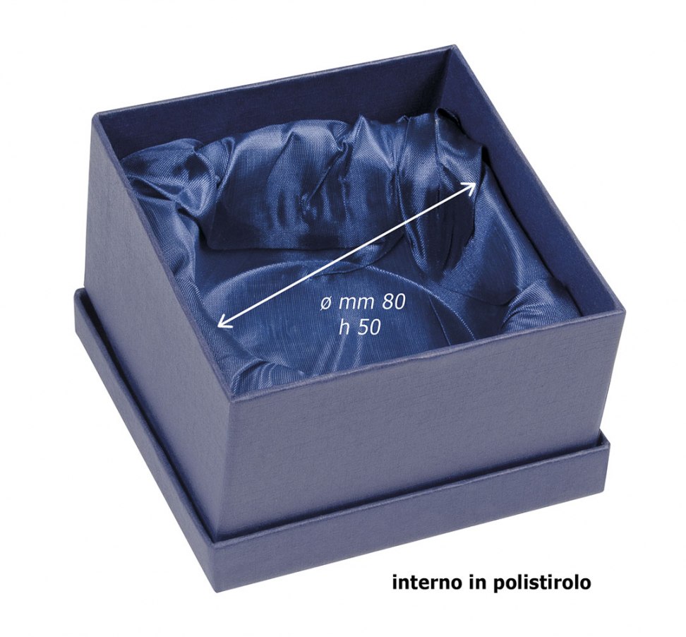 SCATOLA BLU FONDO E COPERCHIO 100X100X60