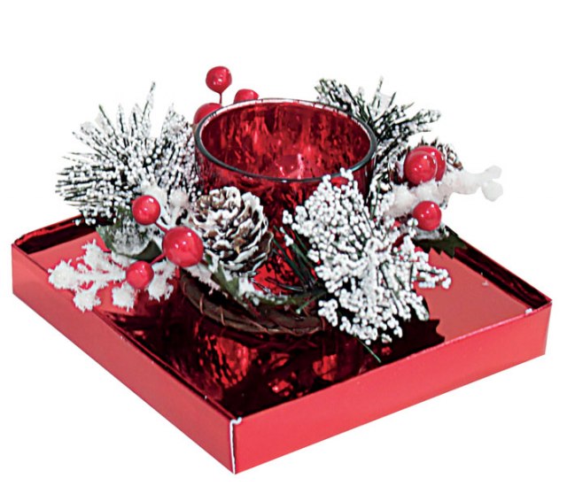 BOUGIE VERRE ROUGE