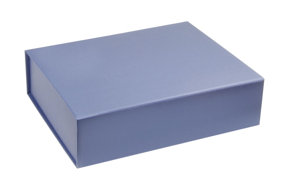 SCATOLA PIEGHEVOLE BLU 250X200X70 MM