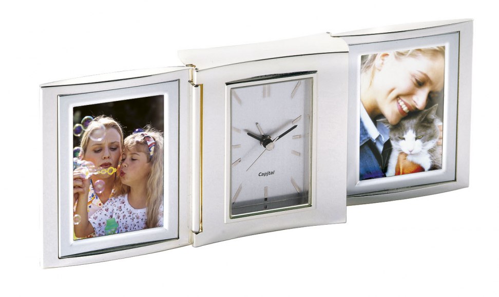 OROLOGIO PORTAFOTO "LIBRO" LUX BOX