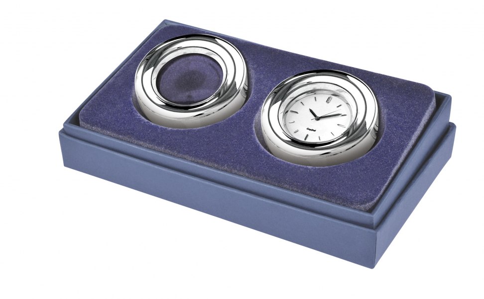 OROLOGIO CON LENTE "DUO" - d=80 mm