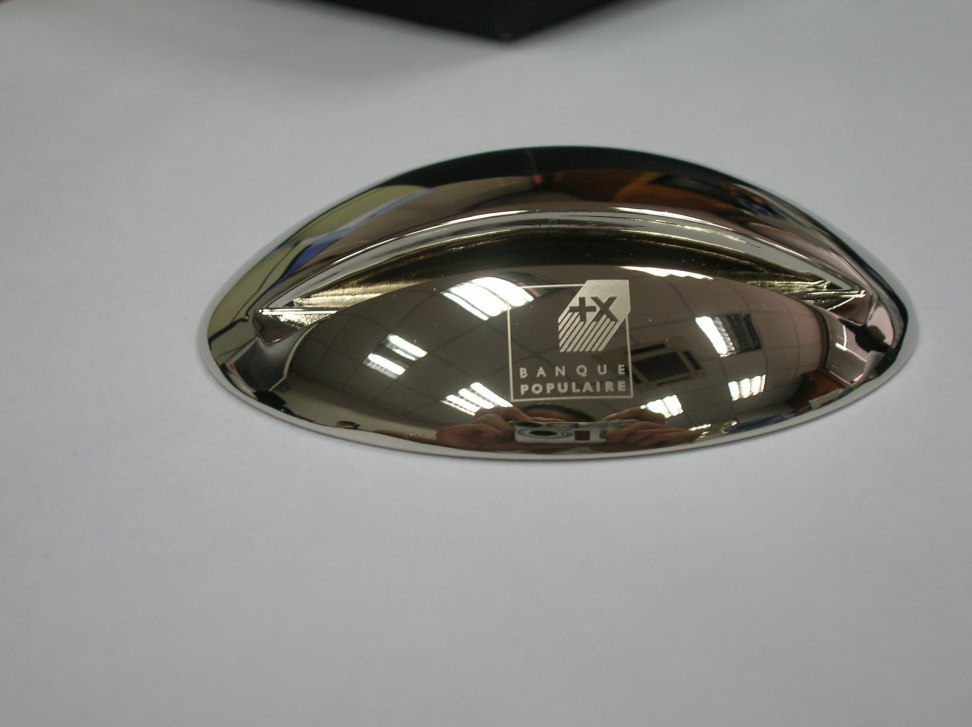 NAMECARD HOLDER "OVAL" - 55x73 mm