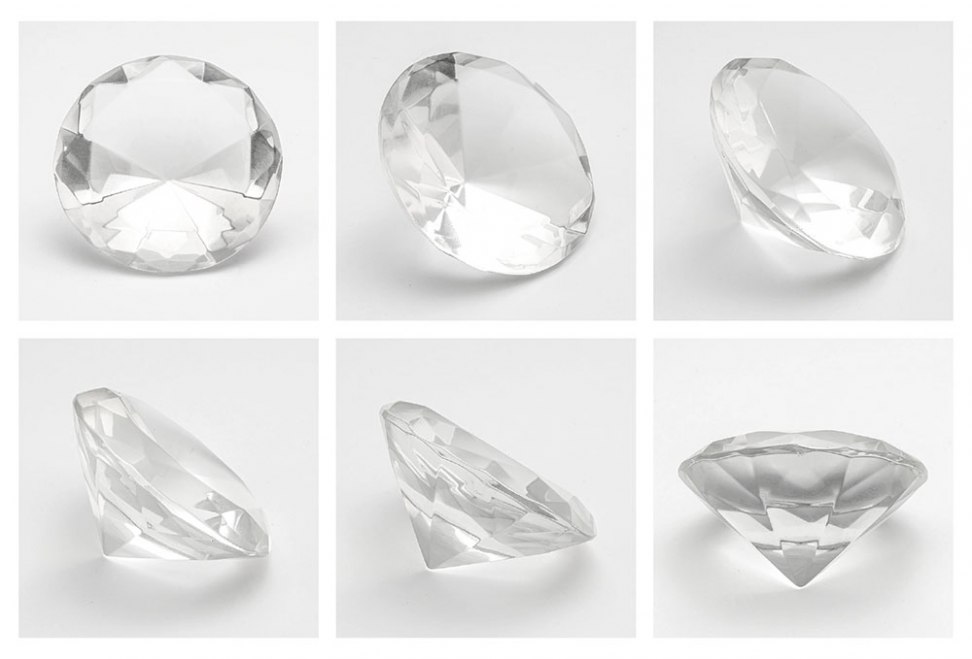 DIAMANT CRISTAL BLANC d=40 mm