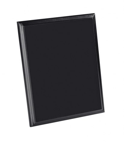 PLAQUE RECTANGULAR BLACK  230X180X15