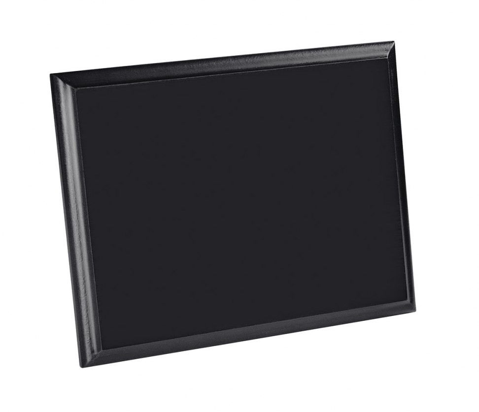 PLAQUE RECTANGULAR BLACK  230X180X15