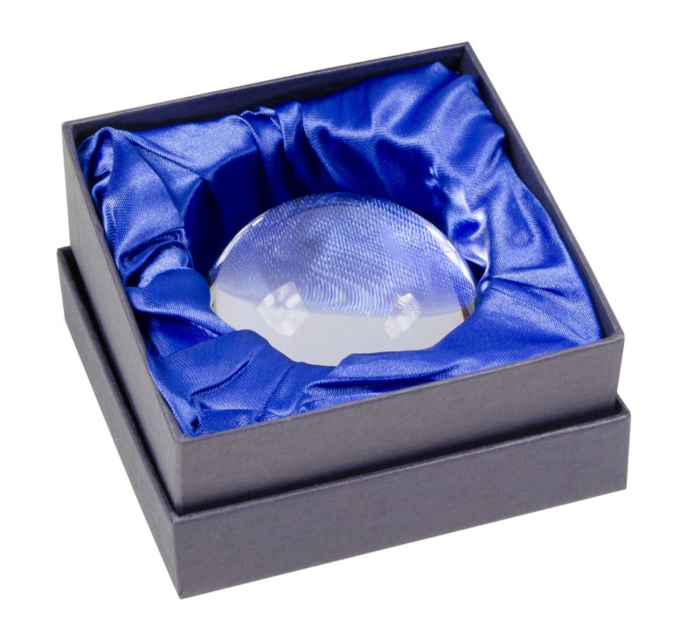 HÉMISPHÈRE EN VERRE BLANC d=70 mm