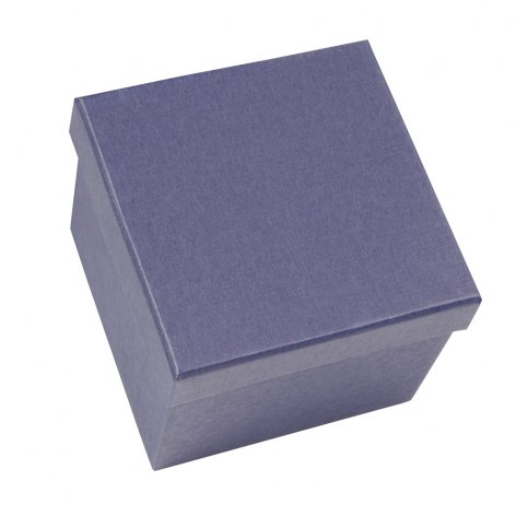 BLUE BOX SATIN BLUE 120X120X90 MM