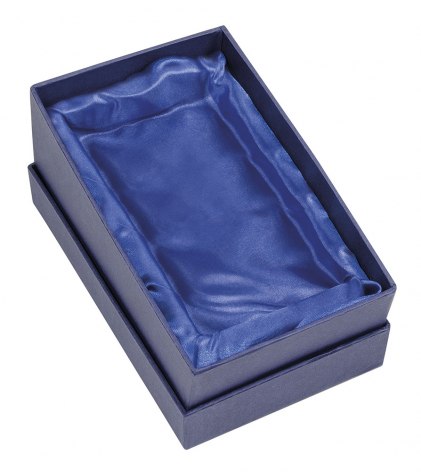 SCATOLA BLU RASO BLU 160X100X50 MM