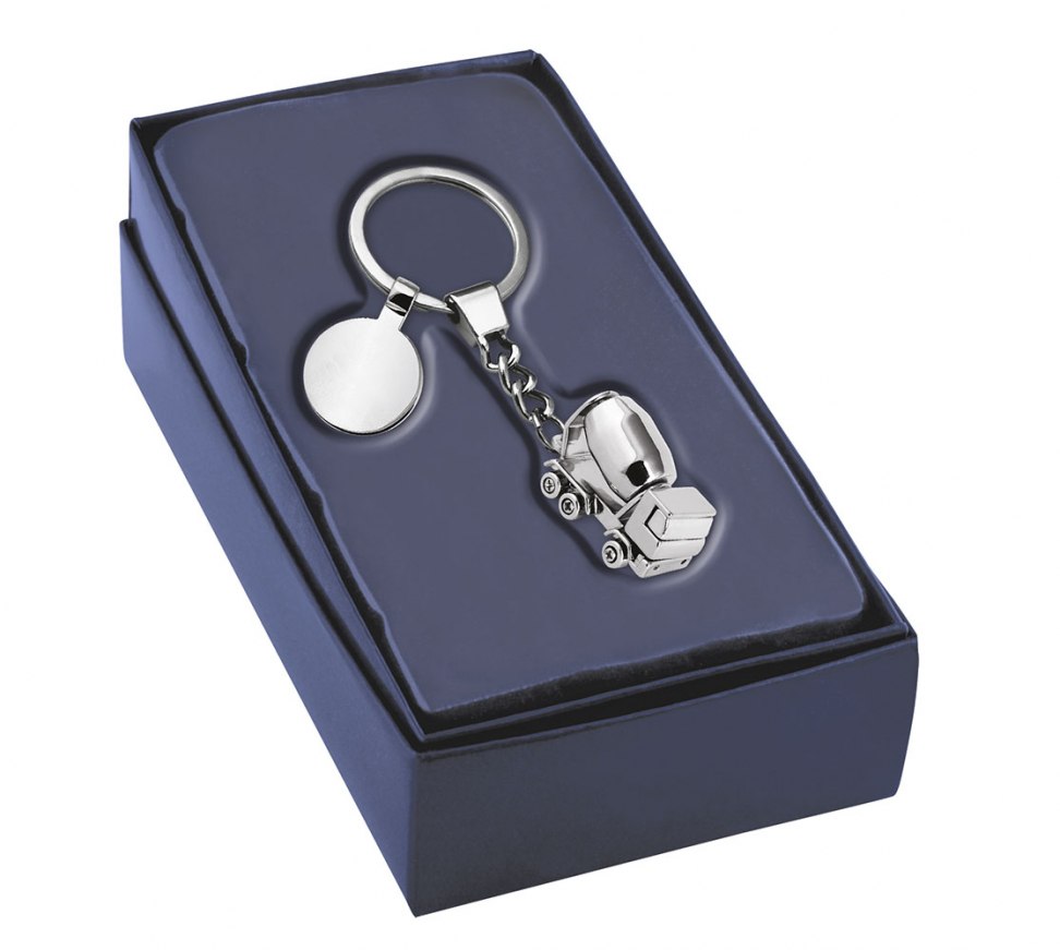 KEYCHAIN CEMENT MIXER WITH TOKEN
