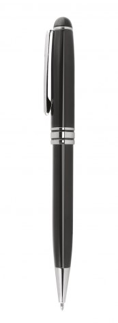 PENNA A SFERA NERA - CROMATA d=12 mm