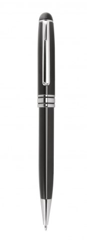 PENNA A SFERA NERA - CROMATA d=12 mm