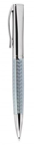 BALLPOINT CHROMED LIGHT BLUE