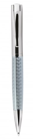 BALLPOINT CHROMED LIGHT BLUE