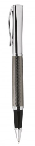 ROLLERBALL PEN CHROMED GREY