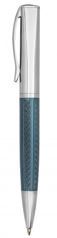 CHROMED PEN BLUE