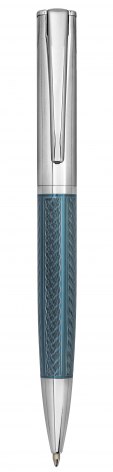 CHROMED PEN BLUE