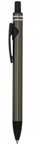 BURNISHED ALUMINIUM PEN CLIP BLACK