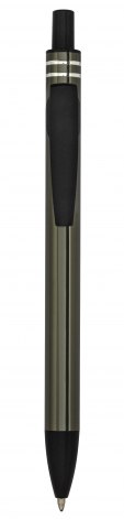 BURNISHED ALUMINIUM PEN CLIP BLACK
