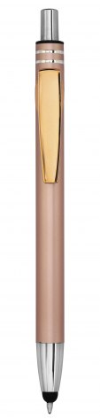 ROSE GOLD ALUMINIUM PEN WITH TOUCH