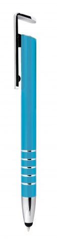 PEN ALUMINIUM SKY-BLUE, WITH TOUCH