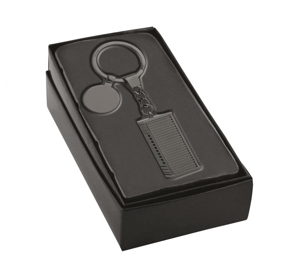 BURNISHED CONTAINER KEYCHAIN C/GETTONE