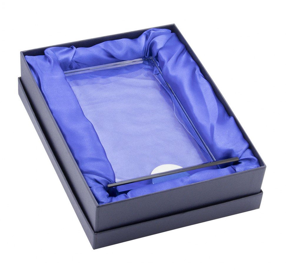 VETRO TRASP.200X120 C/SUPPORTO BASE BLU